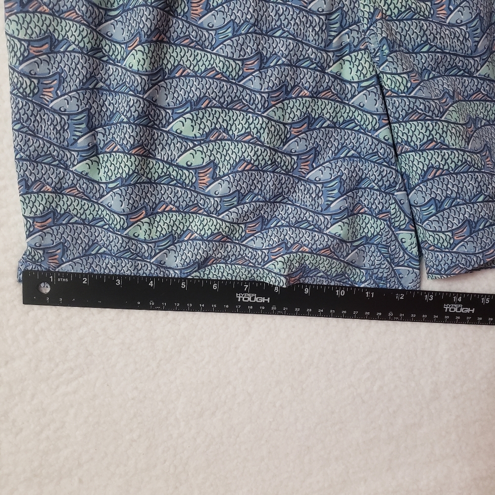 Vineyard vines fish print swim short mens size L - Picture 8 of 12